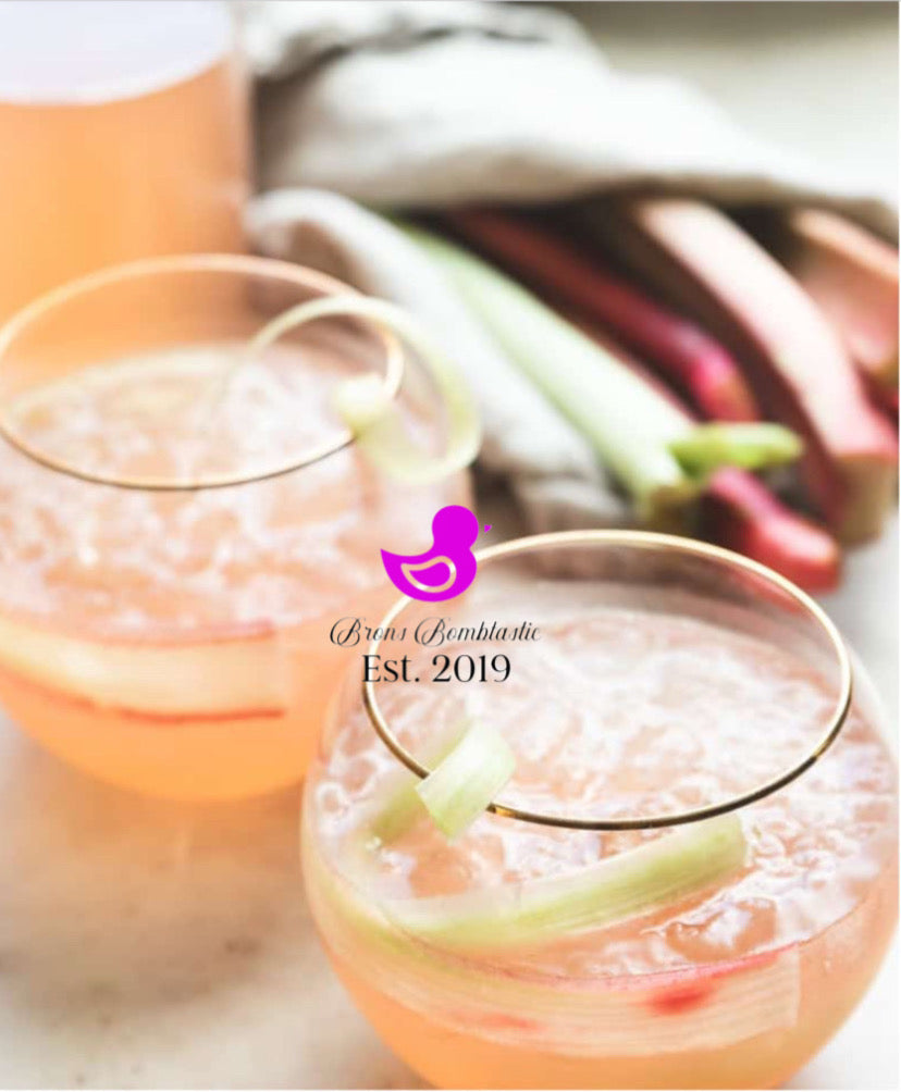 Rhubarb Gin 50g Wax Snap bar